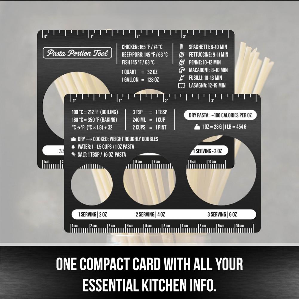 Pasta Measuring Tool - 작은 주방용 계량 도구, 스테인리스 스틸