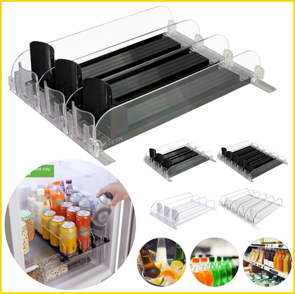 Kitchen Gadgets Holder - 냉장고 음료 정리대 자동 맥주 푸셔