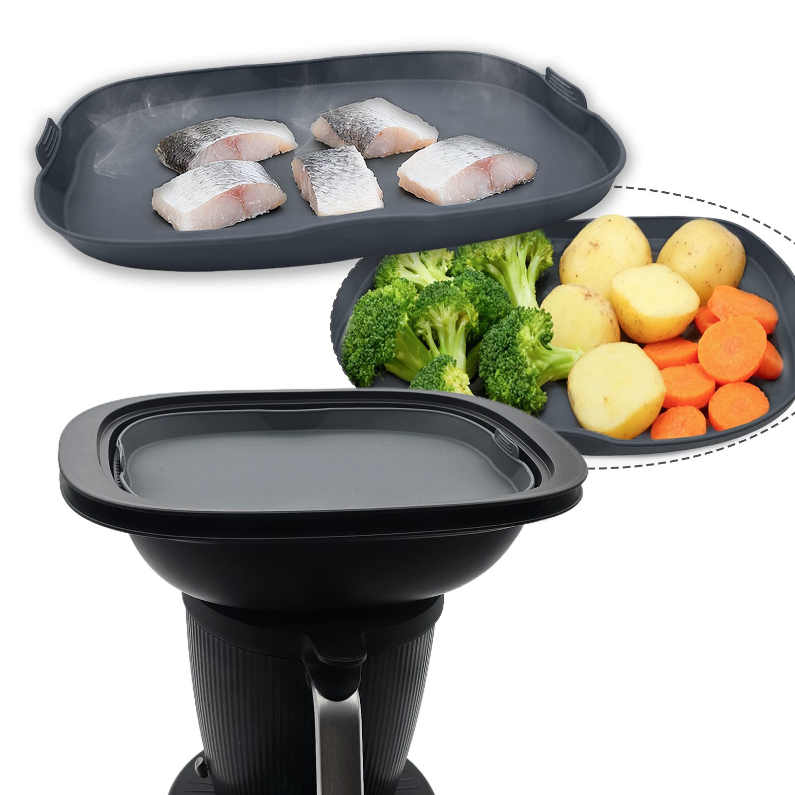 Kitchen Gadgets Thermomix - 써머믹스 TM5 TM6 TM31용 실리콘 스티머&베이킹