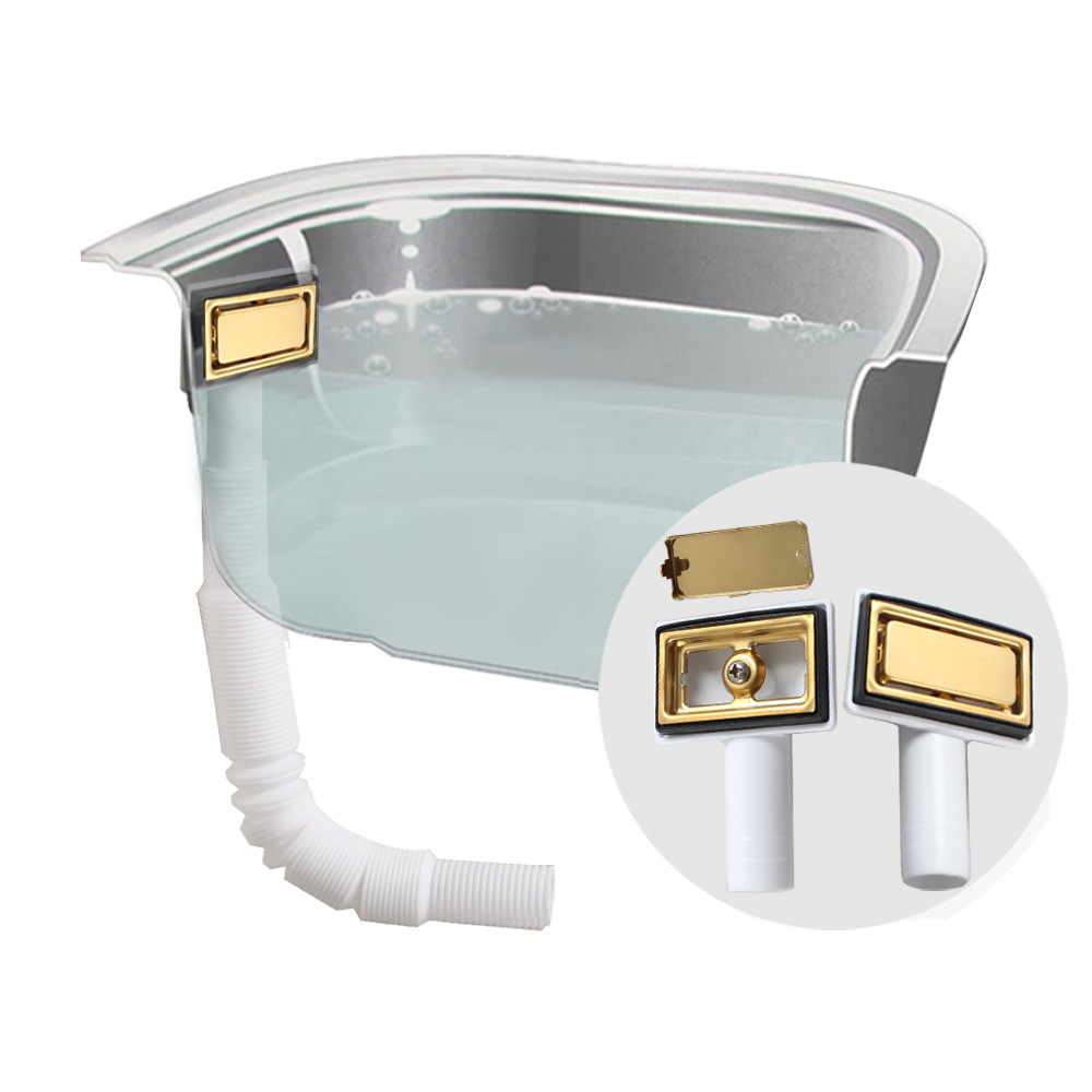 Kitchen Gadgets Gold - Talea 주방 싱크대 측면 사각형 오버플로