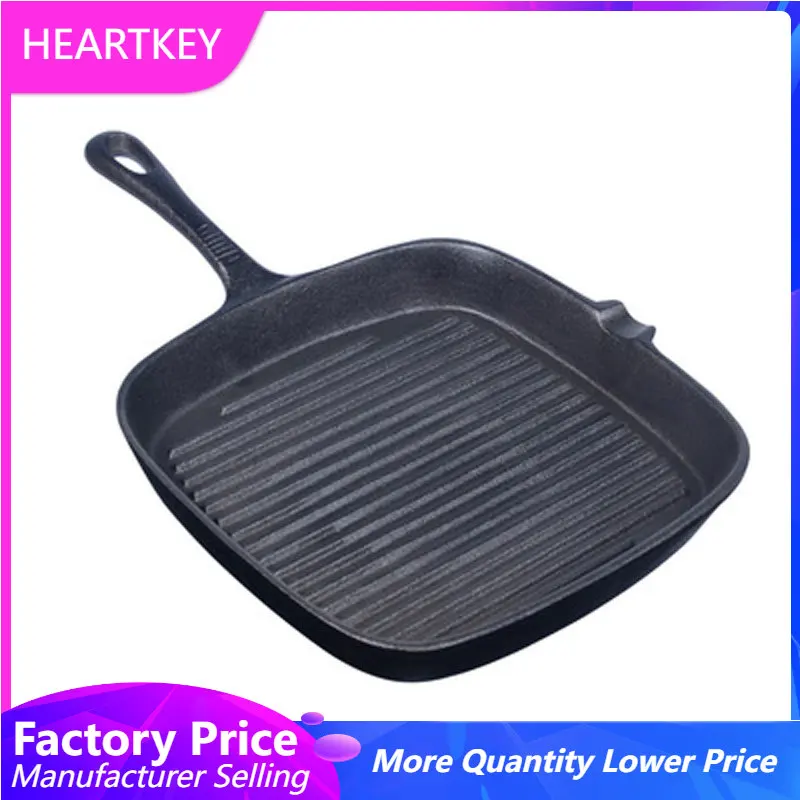 Cast Iron Skillet - 프라이팬 22/24CM 붙지 않는 주철 줄무늬