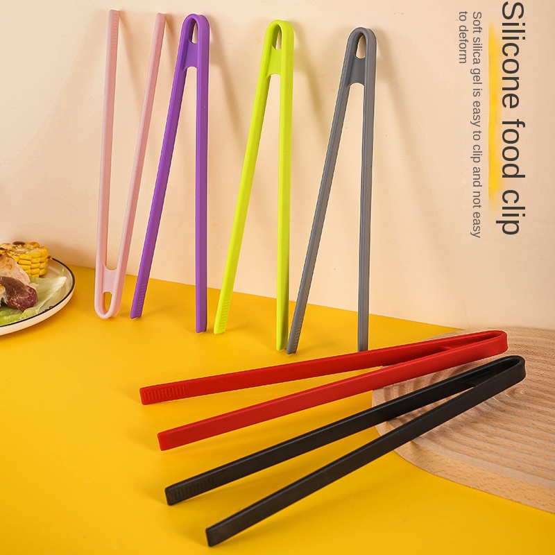 Kitchen Gadgets Worth Buying - 실리콘 푸드 토스트 집게, 주방용 미끄럼