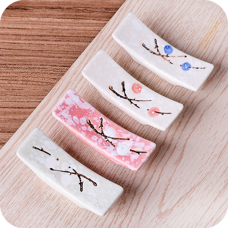1/4/10Pc 일본 매화 세라믹 젓가락 홀더 크리 에 - Kitchen Gadgets Holder 리뷰 및 가격
