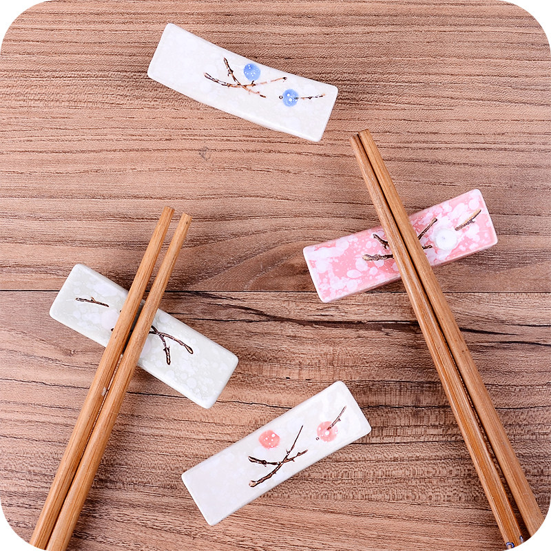 1/4/10Pc 일본 매화 세라믹 젓가락 홀더 크리 에 - Kitchen Gadgets Holder 리뷰 및 가격