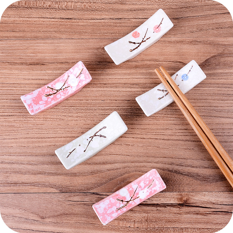 1/4/10Pc 일본 매화 세라믹 젓가락 홀더 크리 에 - Kitchen Gadgets Holder 리뷰 및 가격
