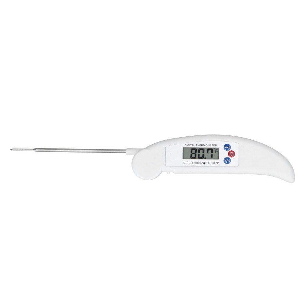 ABS 스테인레스 스틸 디지털 식품 온도계 흰색 빨간색 - Instant Read Thermometer 리뷰 및 가격
