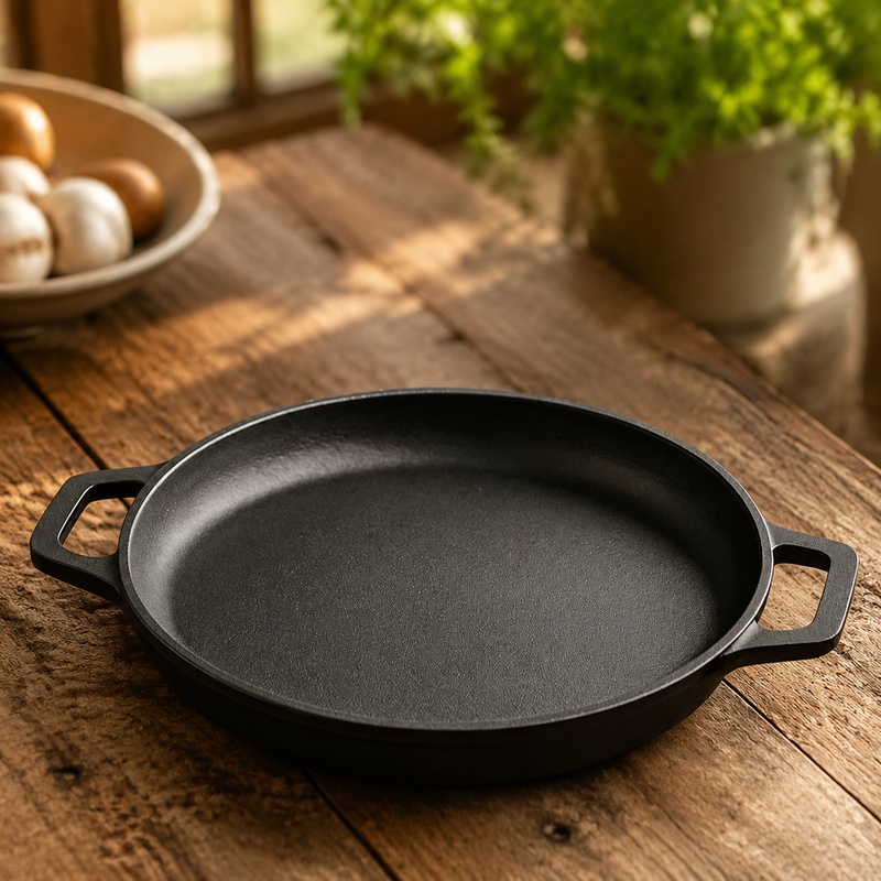 내구성이 뛰어난 코팅된 주철 프라이팬, 실내외에서 스테 - Cast Iron Skillet 리뷰 및 가격
