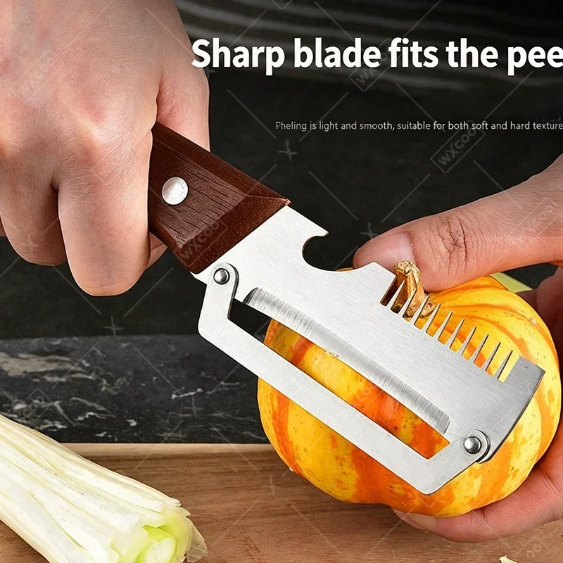 WXCOO 2-in-1 스테인리스 필러, 병따개가 있는 - Kitchen Gadgets Peeler 리뷰 및 가격