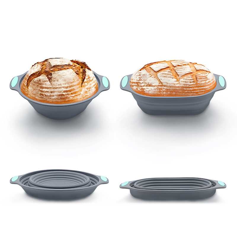 1PC 실리콘 접이식 반네통 빵 발효 바구니 - 사워도 - Kitchen Gadgets Worth Buying 리뷰 및 가격