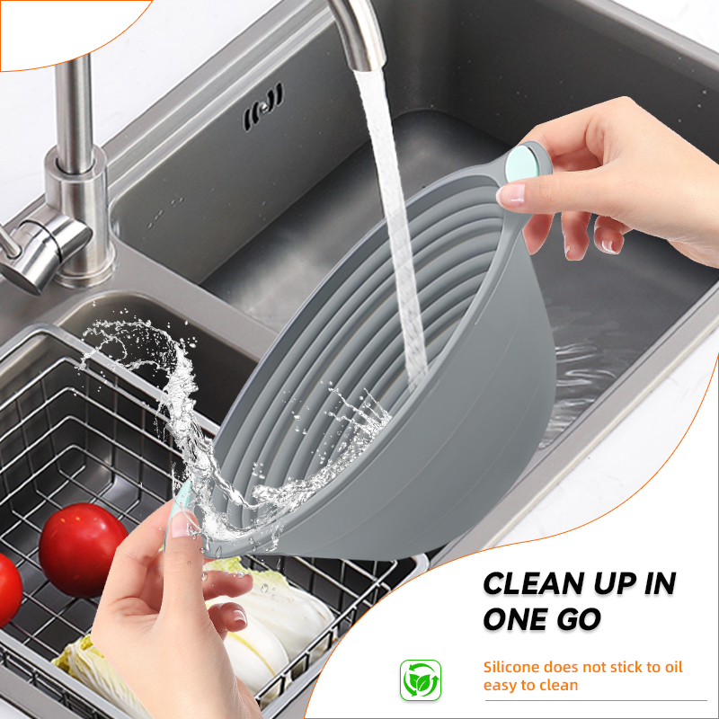 1PC 실리콘 접이식 반네통 빵 발효 바구니 - 사워도 - Kitchen Gadgets Worth Buying 리뷰 및 가격