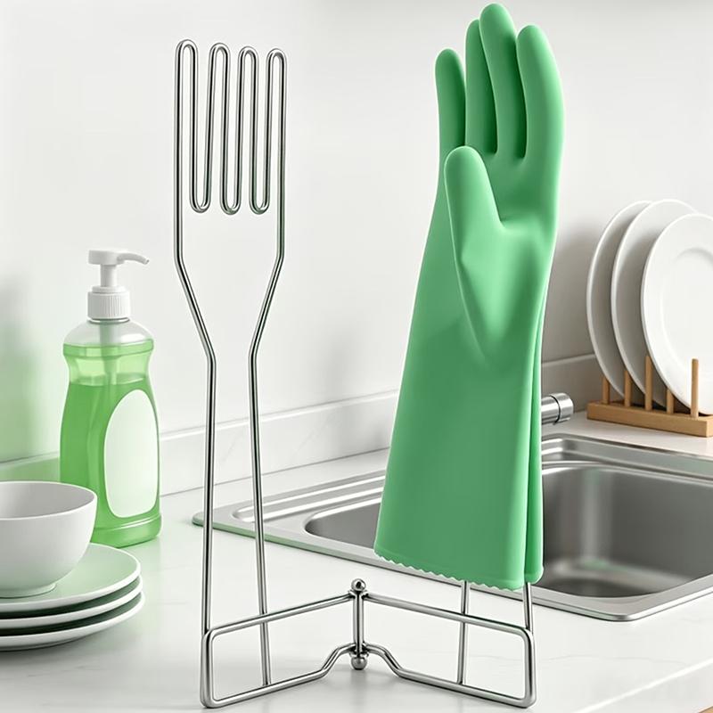 접이식 수직 배수대 다용도 이중 주방 장갑 건조대 보관 - Kitchen Gadgets Holder 리뷰 및 가격