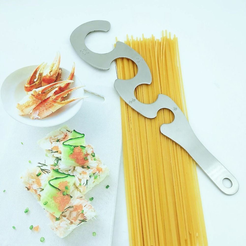 4구 스파게티 측정 도구 스테인리스 스틸 간편한 세척  - Pasta Measuring Tool 리뷰 및 가격