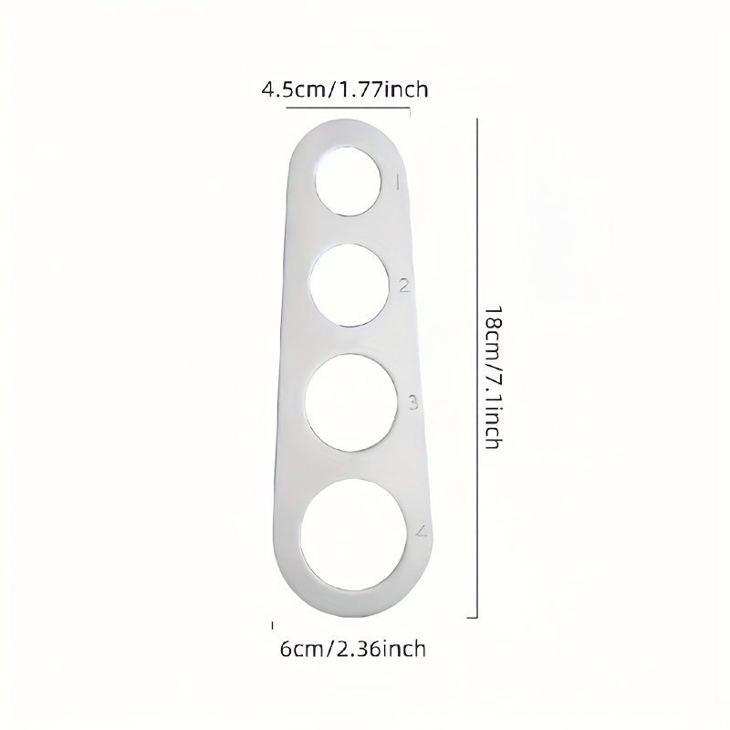 스테인레스 스틸 4홀 파스타 측정 도구, 파스타 측정  - Pasta Measuring Tool 리뷰 및 가격