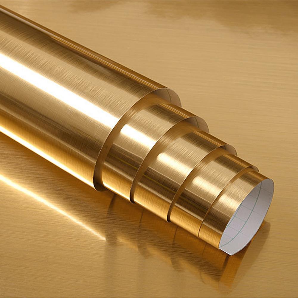 PVC 금속 브러시드 골드 실버 탈부착 가능 벽지 데코 - Kitchen Gadgets Gold 리뷰 및 가격