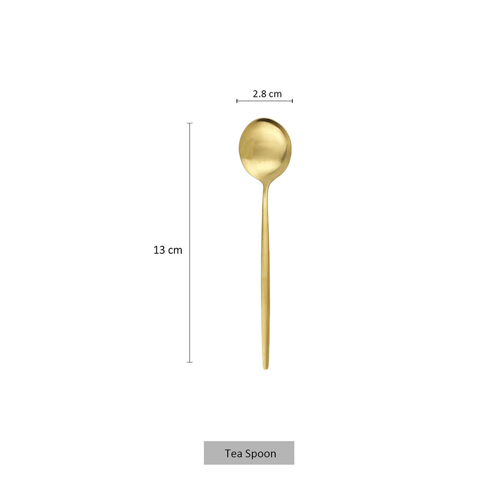 6Pcs 디저트 아이스크림 교반 커피에 대 한 매트 스 - Kitchen Gadgets Gold 리뷰 및 가격