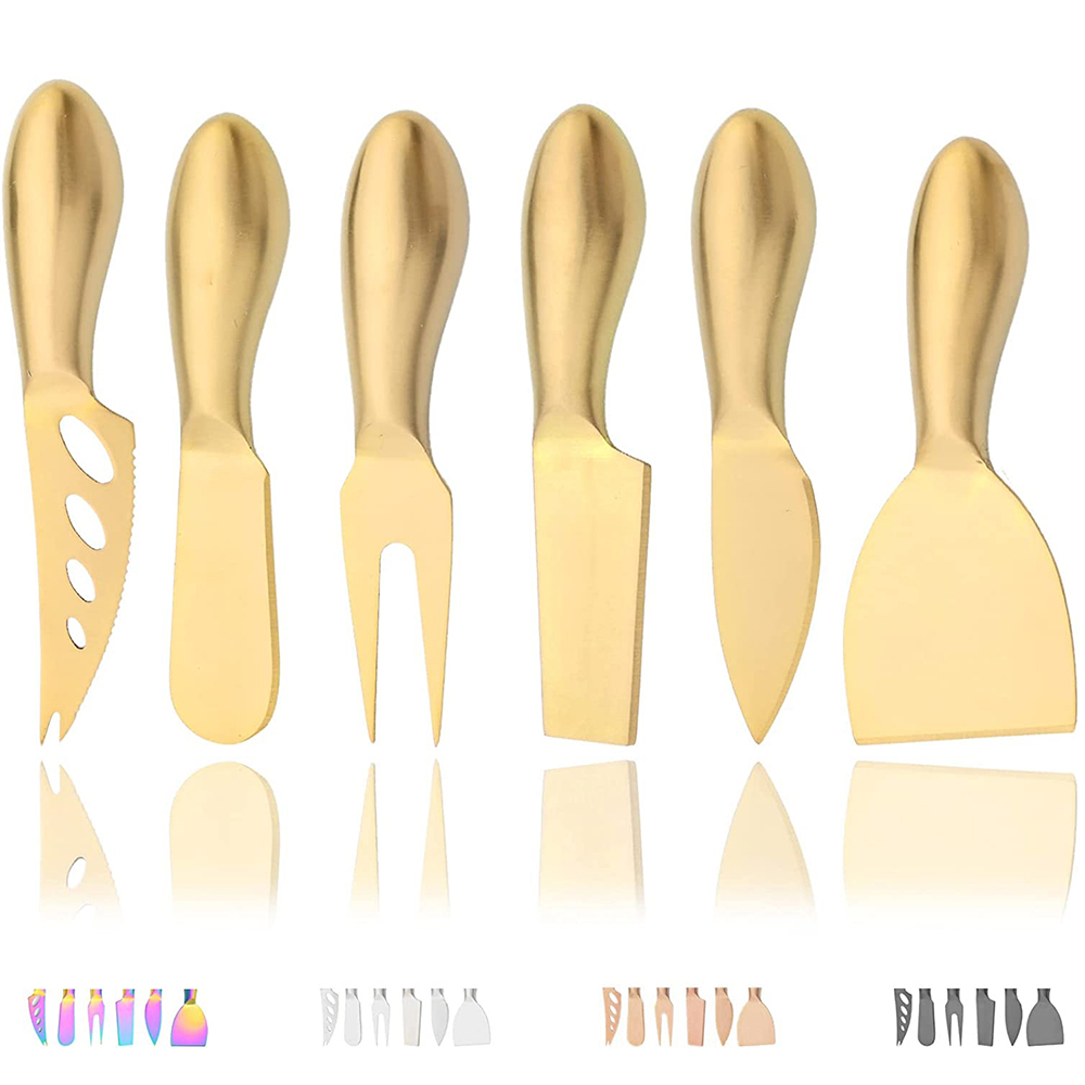 버터 치즈 슬라이서 커터에 대 한 6Pcs 매트 골드  - Kitchen Gadgets Gold 리뷰 및 가격