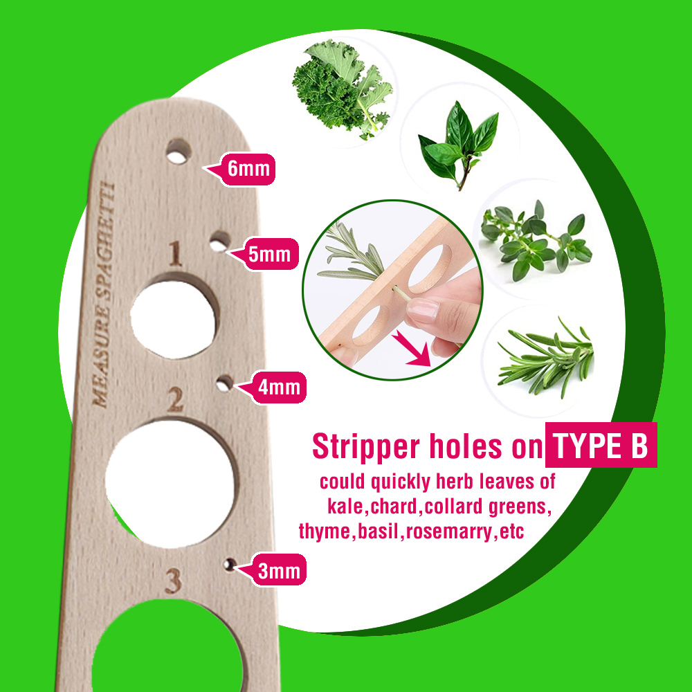 나무 파스타 측정기 스파게티 이탈리아 주방 4개 구멍  - Pasta Measuring Tool 리뷰 및 가격