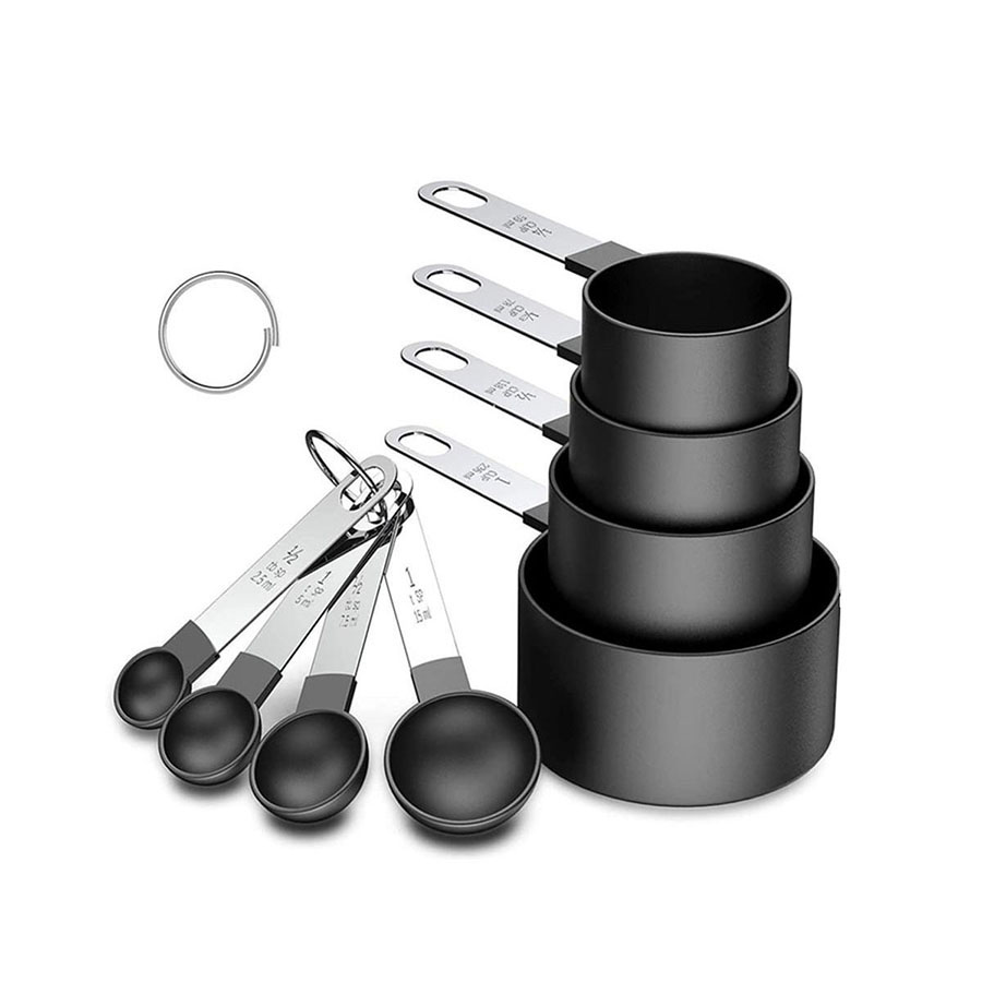 4PCS/8PCS 플라스틱 측정 컵 스푼 세트 스테인레 - Kitchen Gadgets Worth Buying 리뷰 및 가격