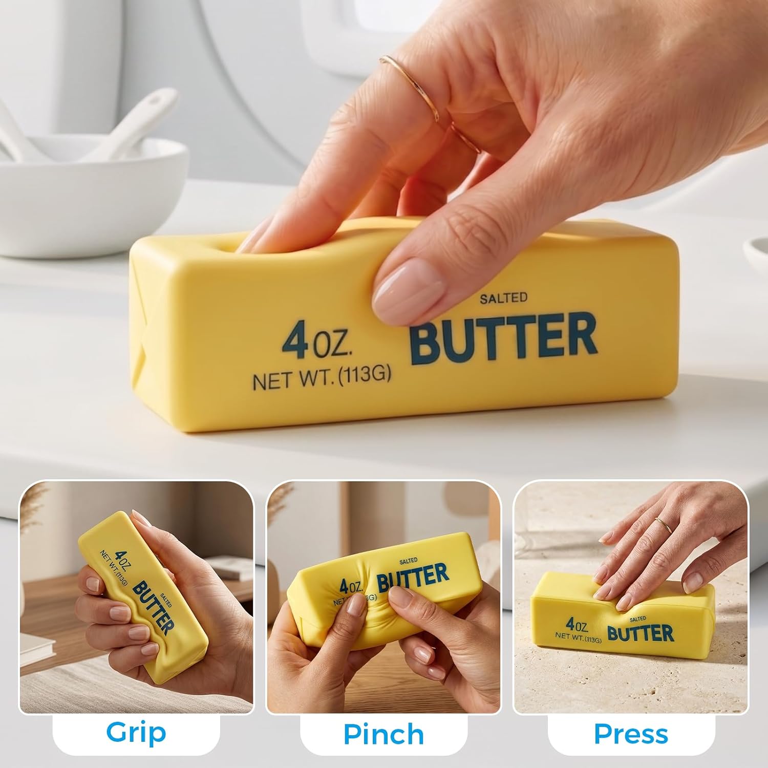 새로운 부드러운 느린 반동 버터 스틱 실리콘 스퀴즈 스 - Kitchen Gadgets Worth Buying 리뷰 및 가격