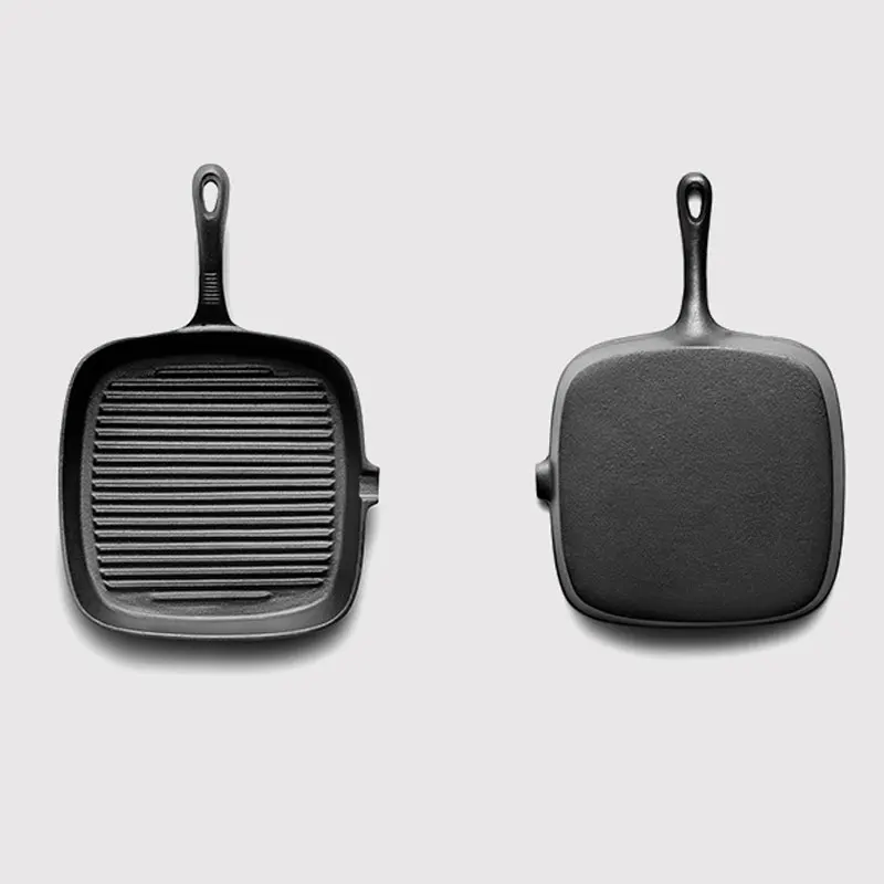 프라이팬 22/24CM 붙지 않는 주철 줄무늬 두꺼운  - Cast Iron Skillet 리뷰 및 가격